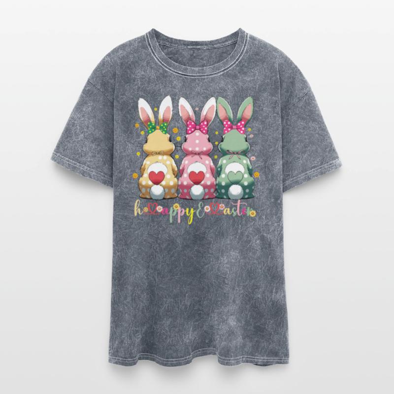Cute Easter Bunny Trio – Happy Easter Design