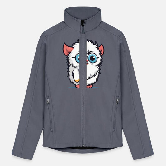 Cute fluffy creature with glasses