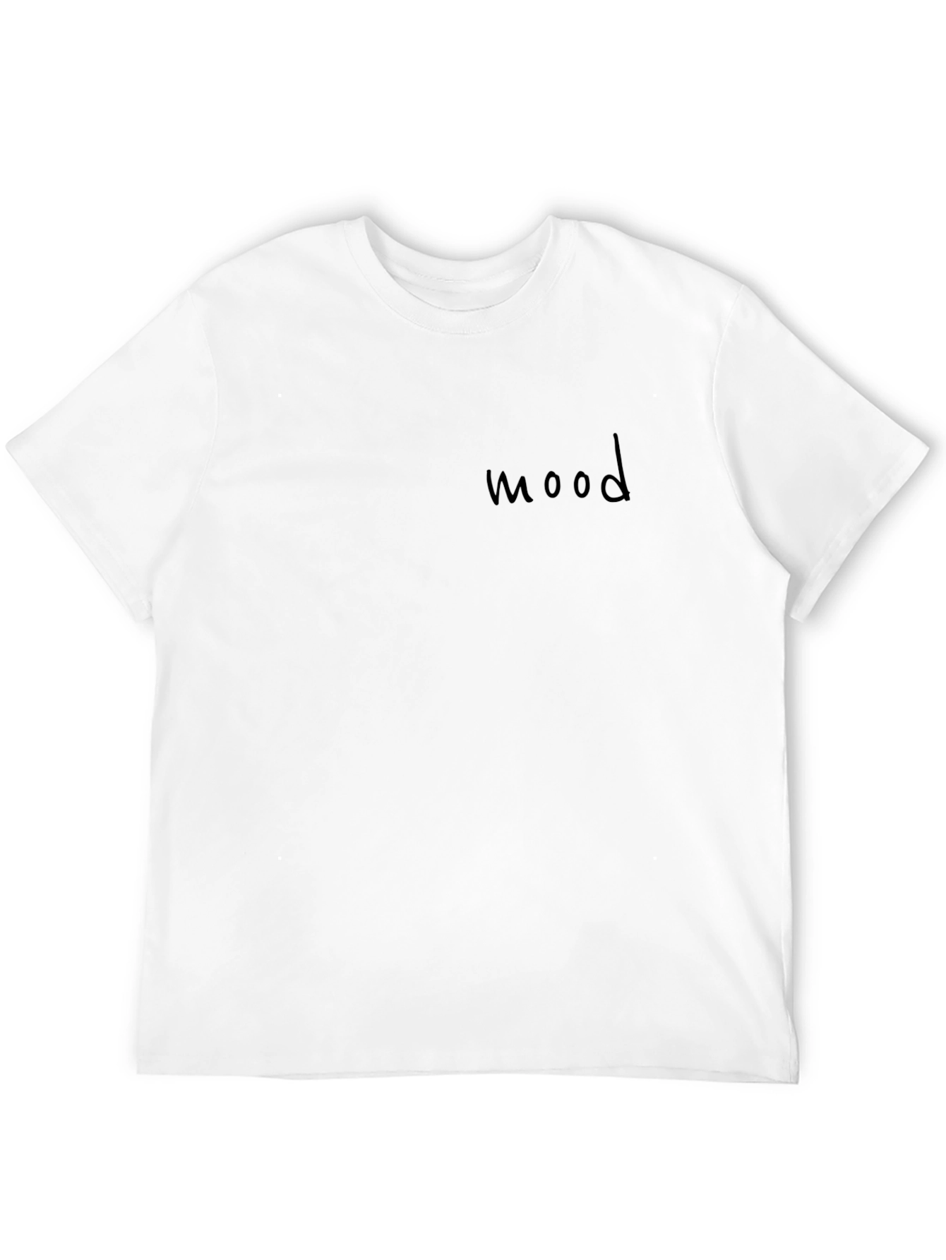 Mens Black Mood Graphic T-Shirt