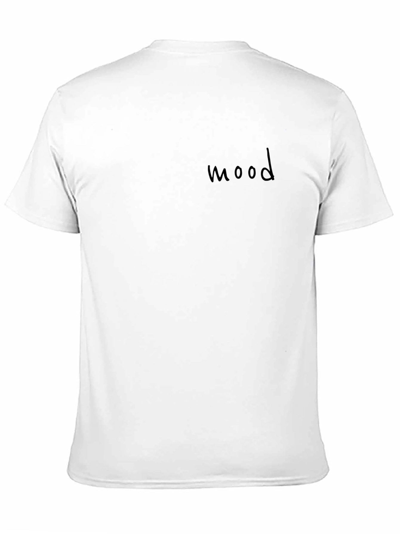 Mens Black Mood Graphic T-Shirt