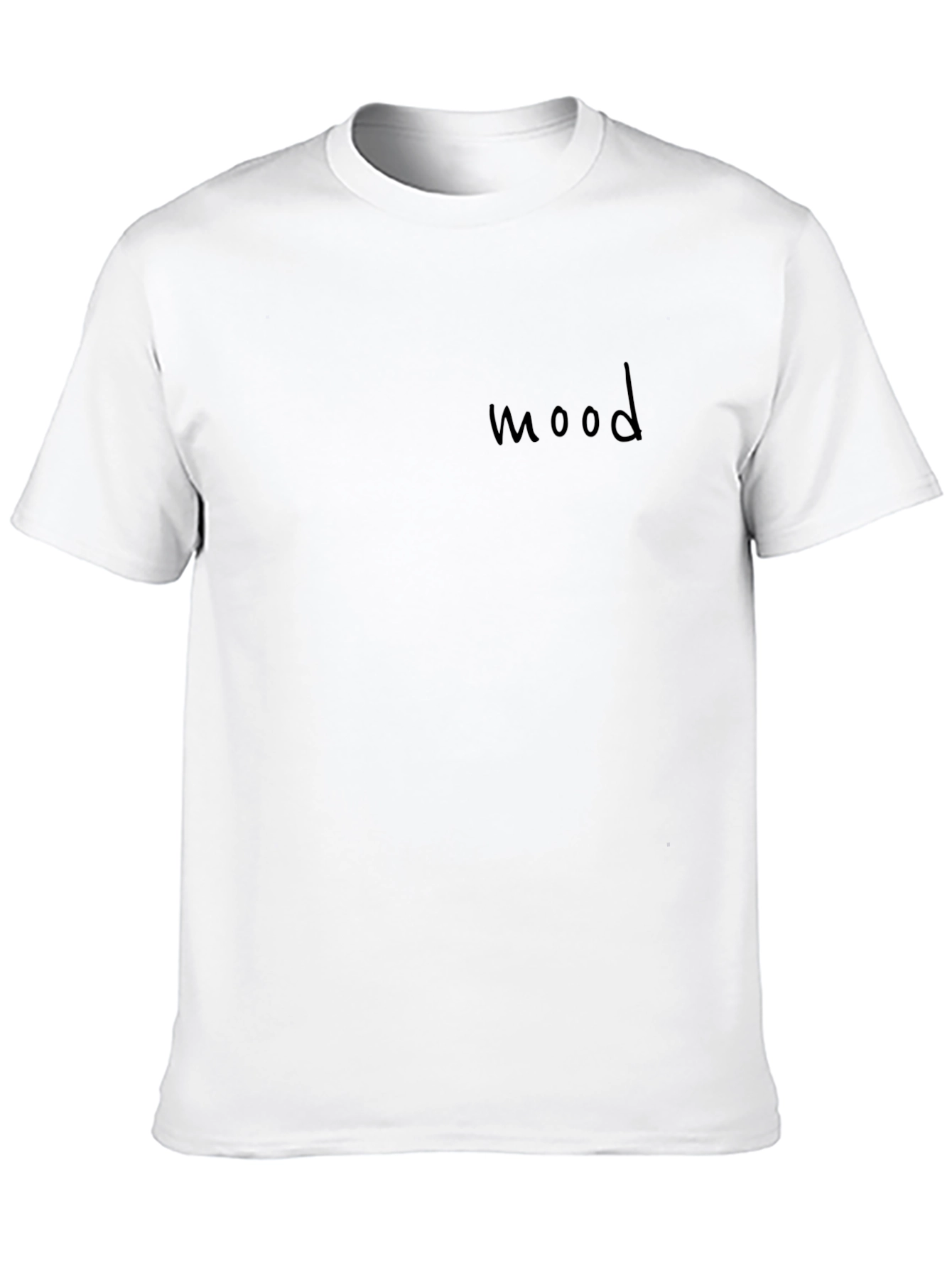 Mens Black Mood Graphic T-Shirt
