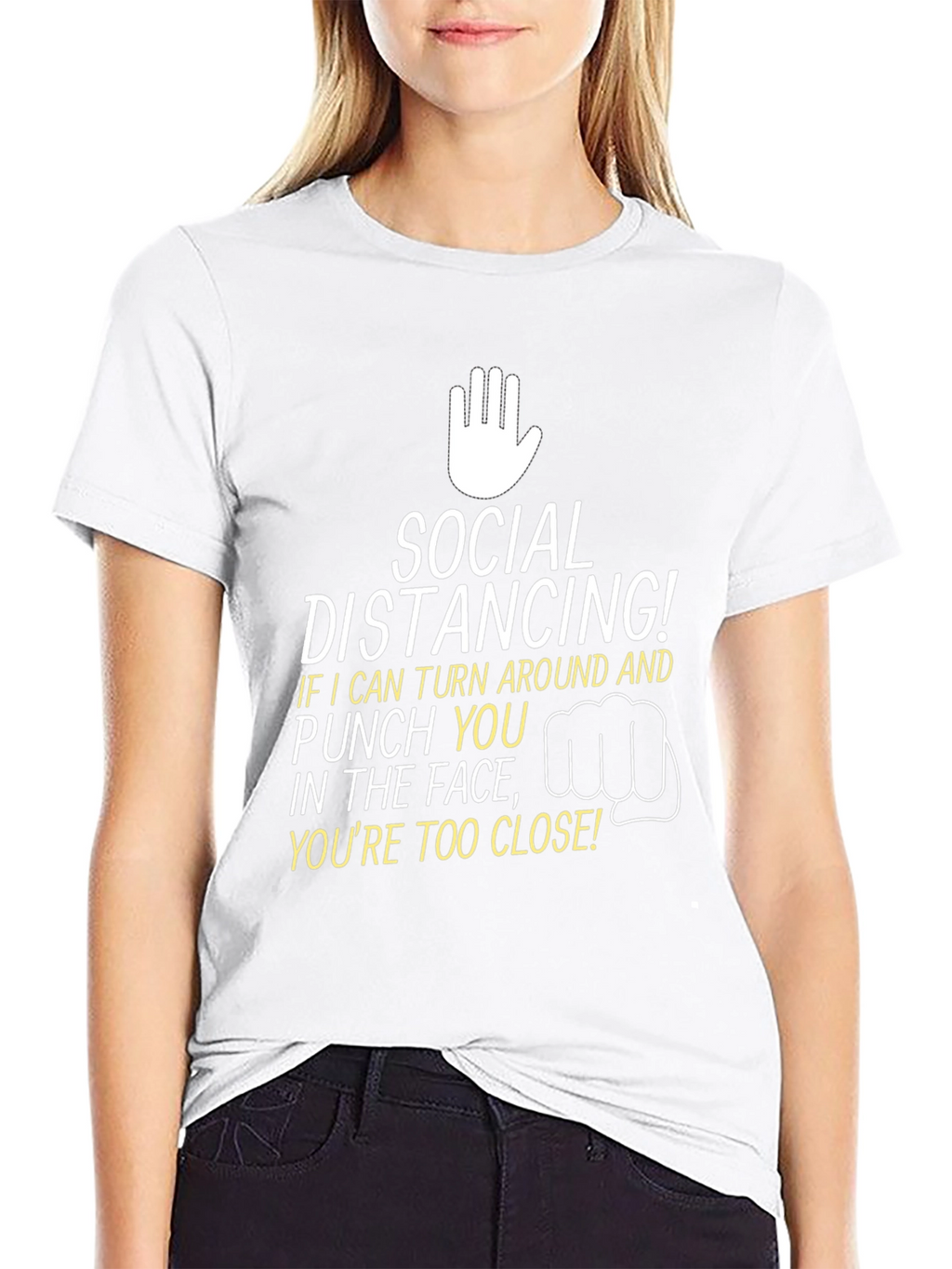 Social Distancing Graphic Tee - Punchline Humor