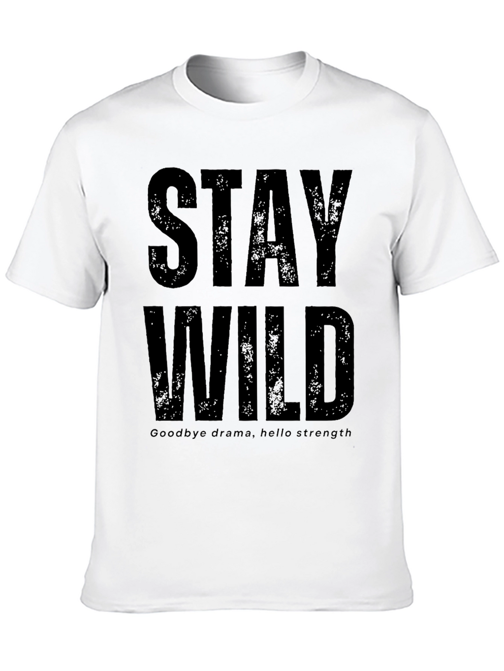 Stay Wild Graphic Print T-Shirt