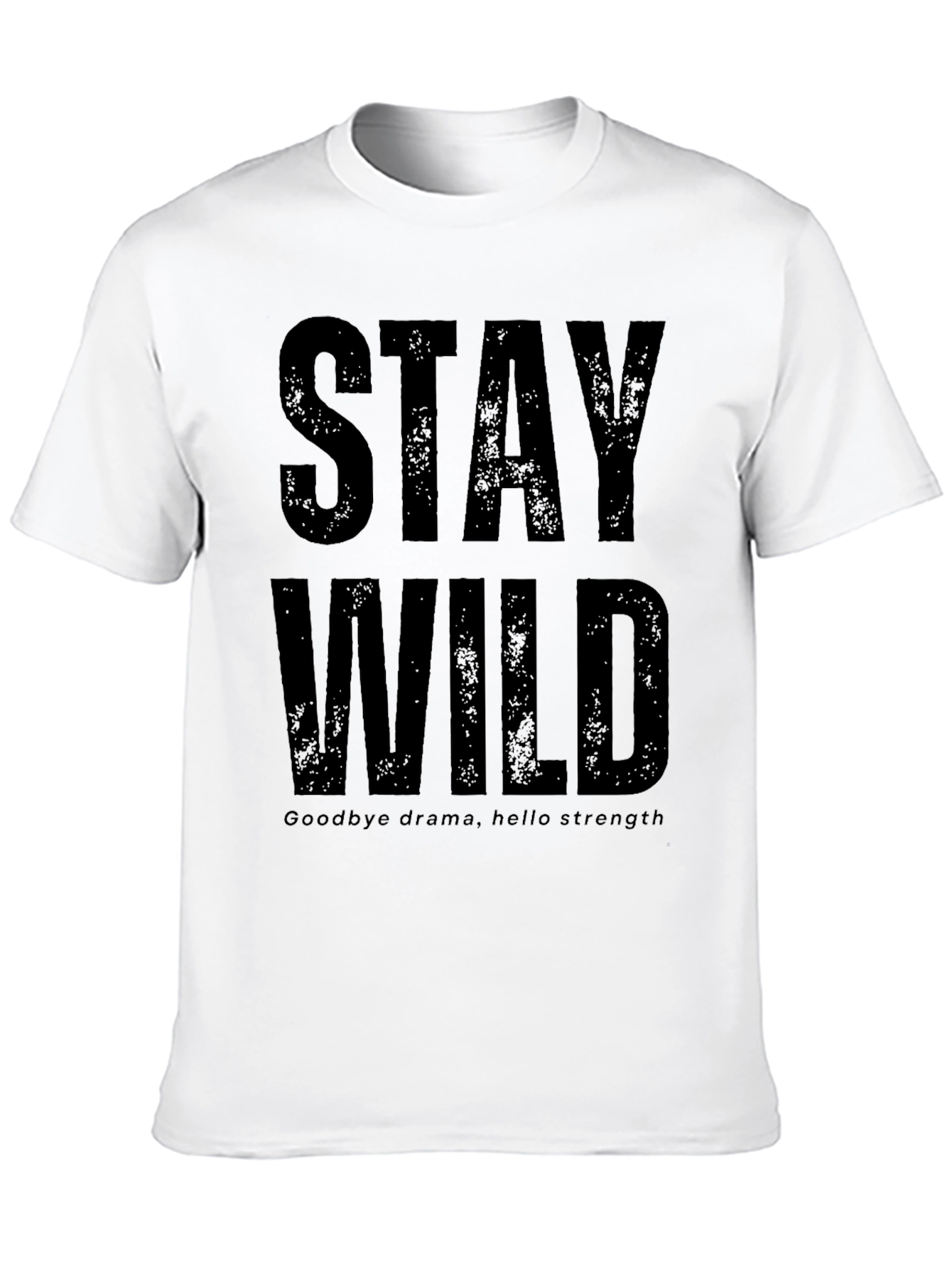 Stay Wild Graphic Print T-Shirt