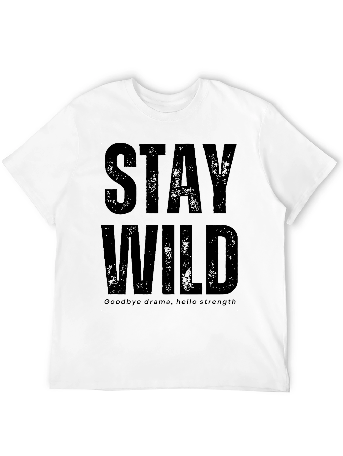 Stay Wild Graphic Print T-Shirt