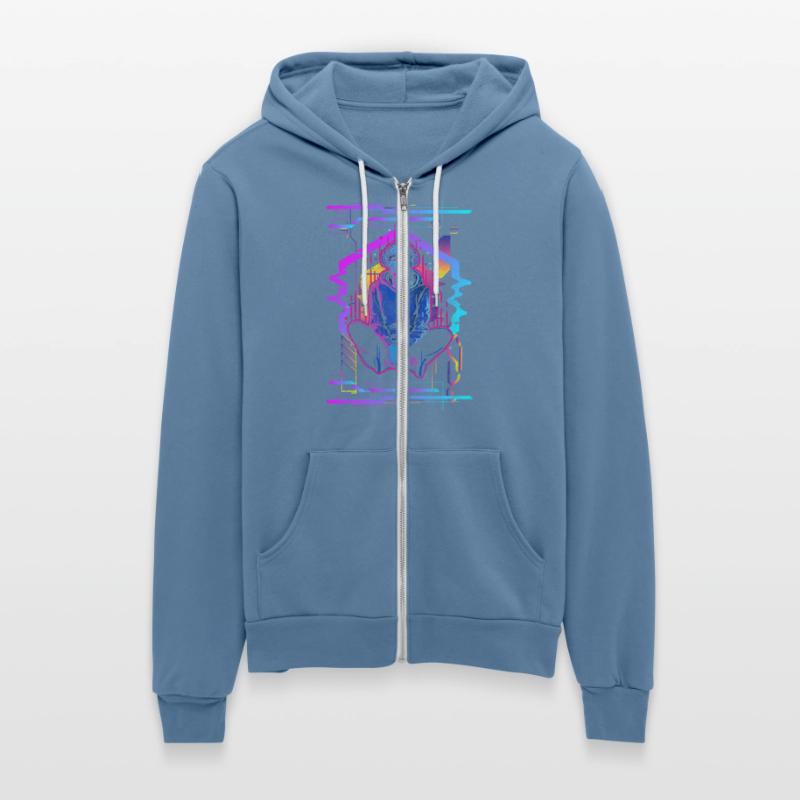 Cyborg Style Neon Gamer