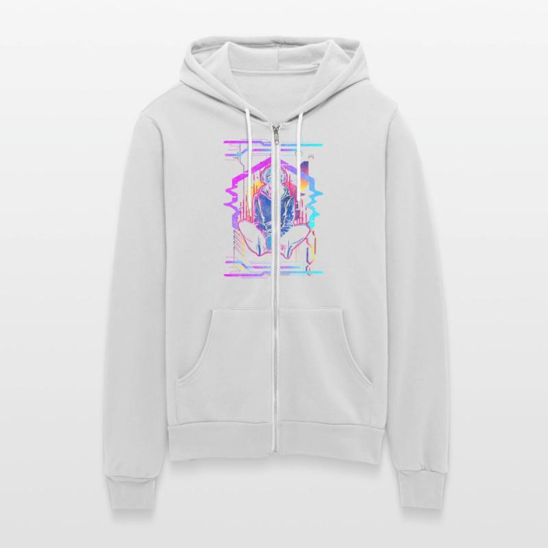 Cyborg Style Neon Gamer