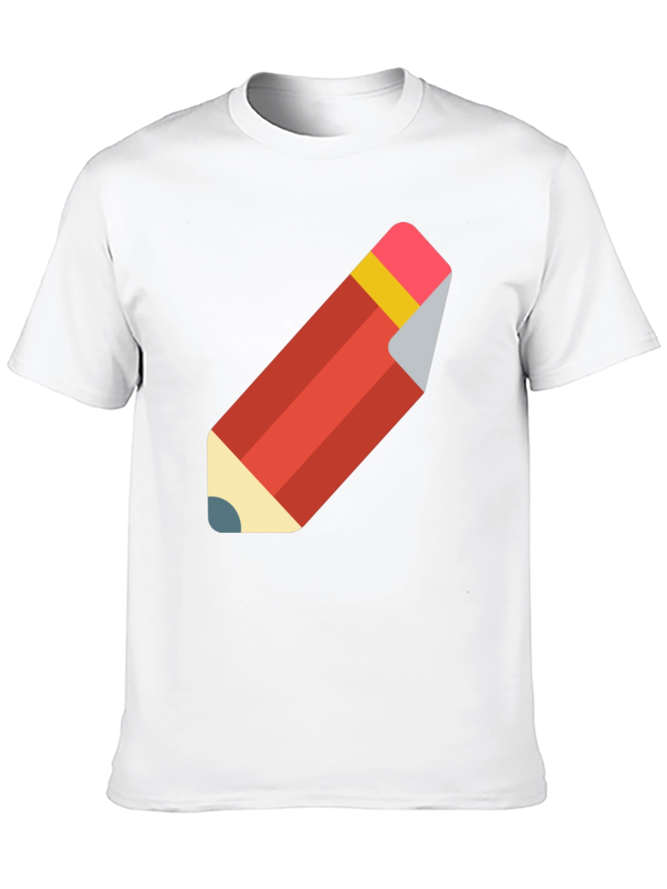 Pencil Graphic Black T-Shirt