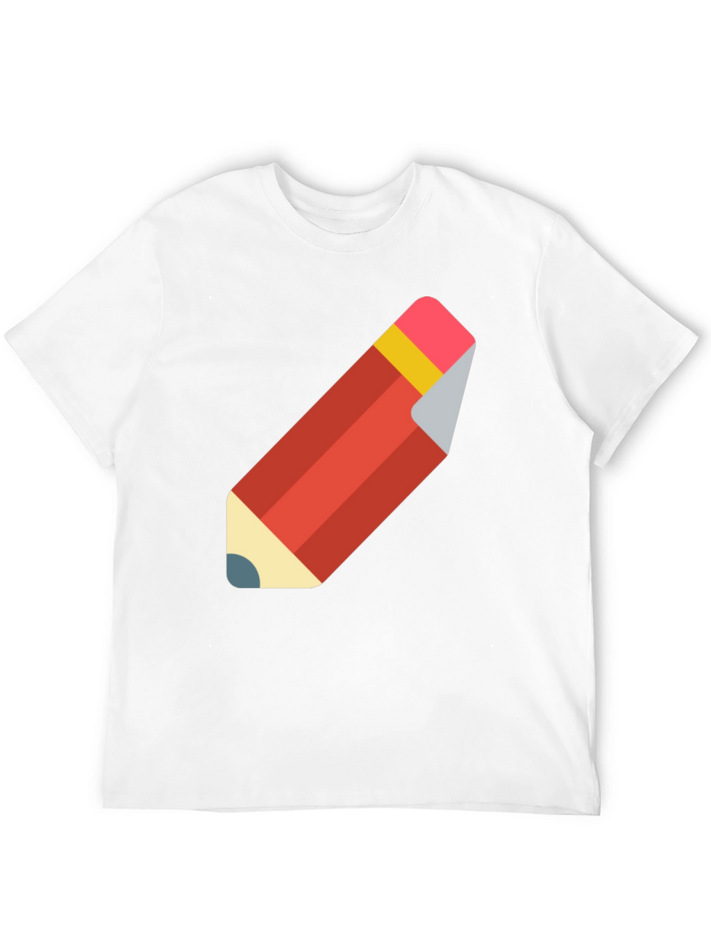 Pencil Graphic Black T-Shirt