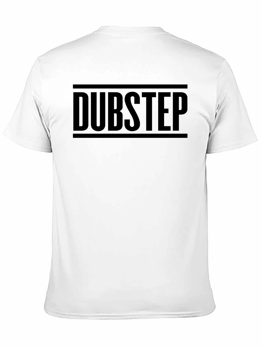 Dubstep Graphic Print T-Shirt - Black