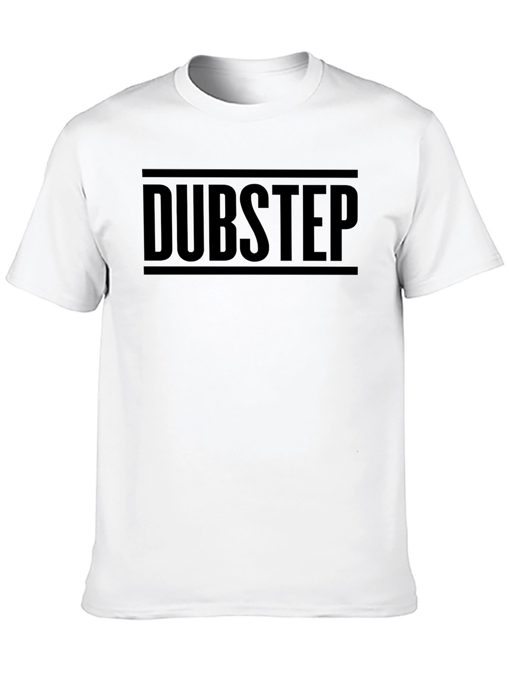 Dubstep Graphic Print T-Shirt - Black