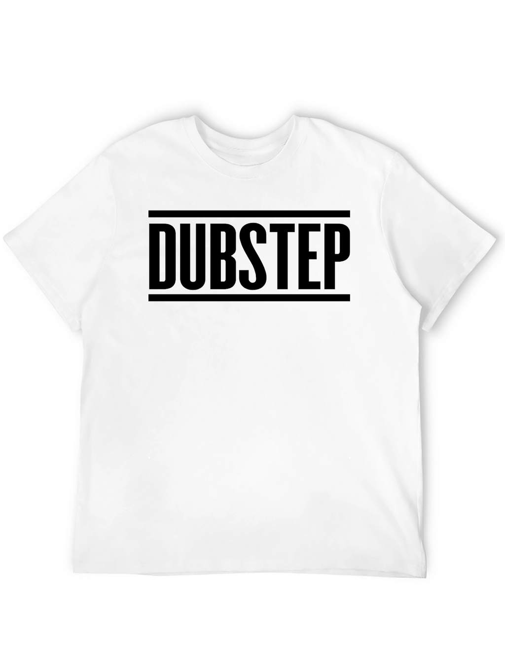 Dubstep Graphic Print T-Shirt - Black