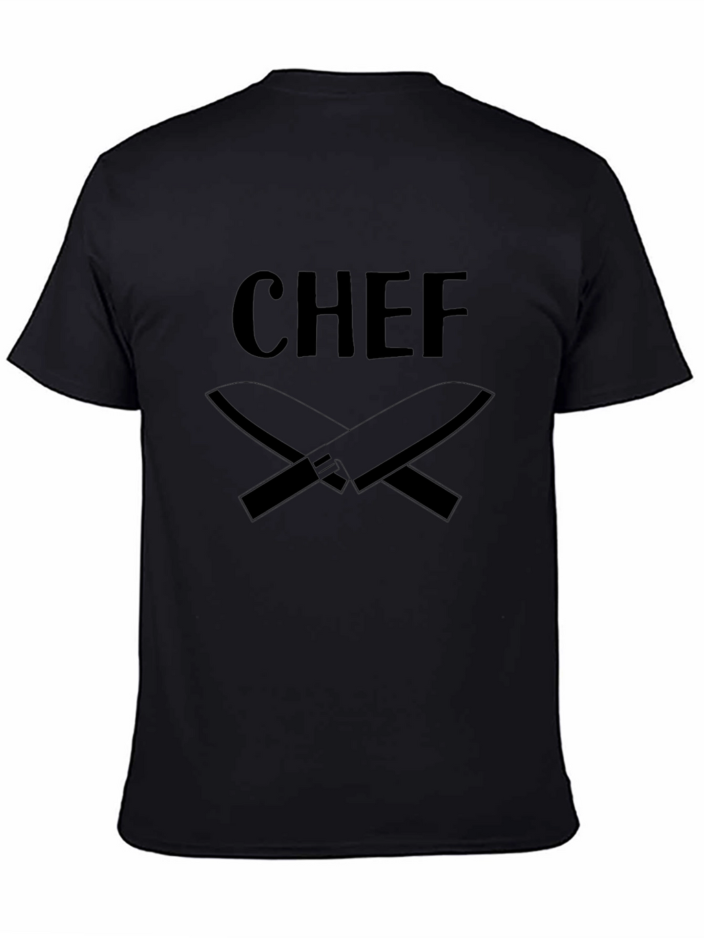 Chef T-Shirt - Culinary Crossed Knives Design