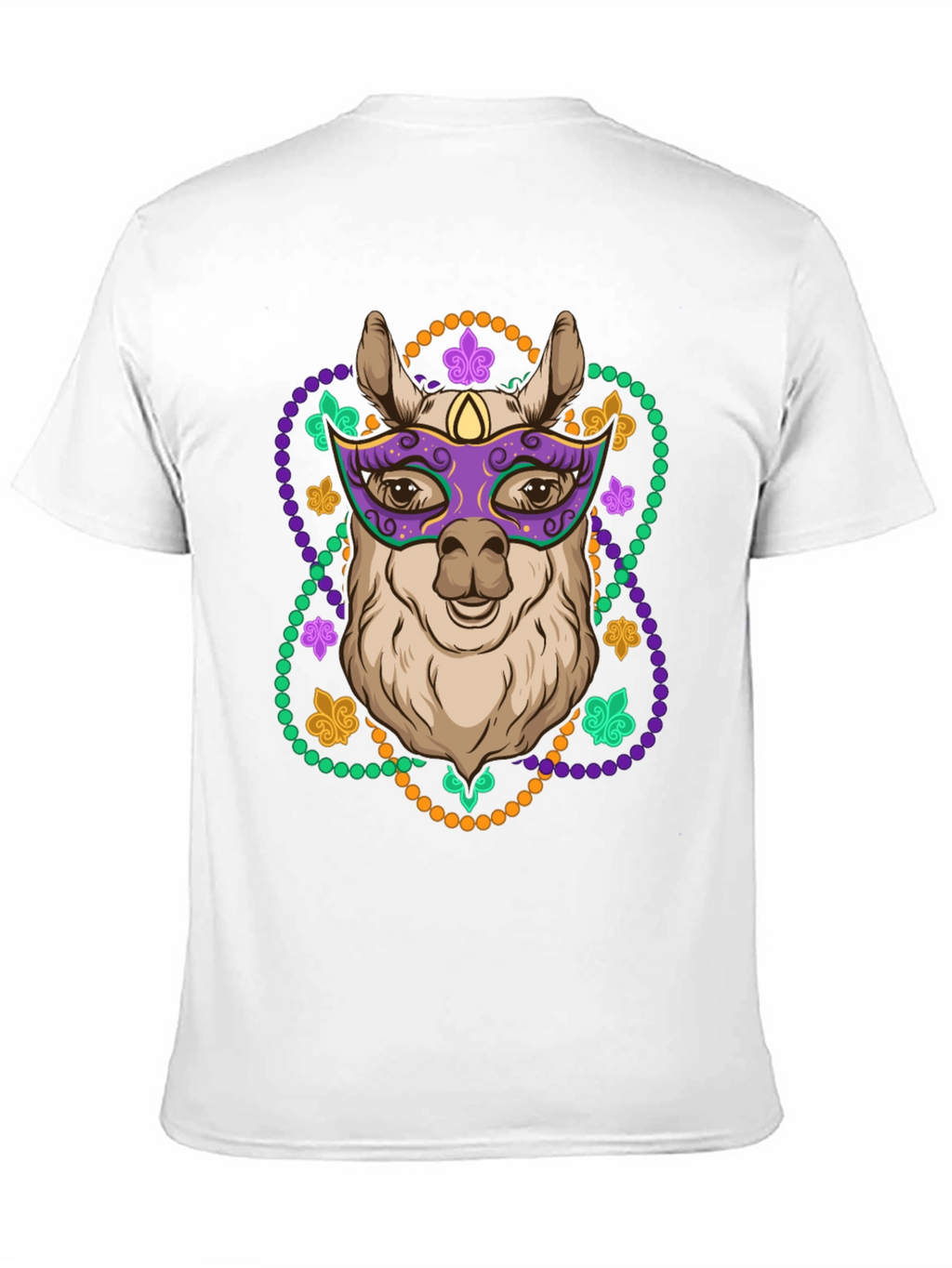 Mardi Gras Llama T-Shirt