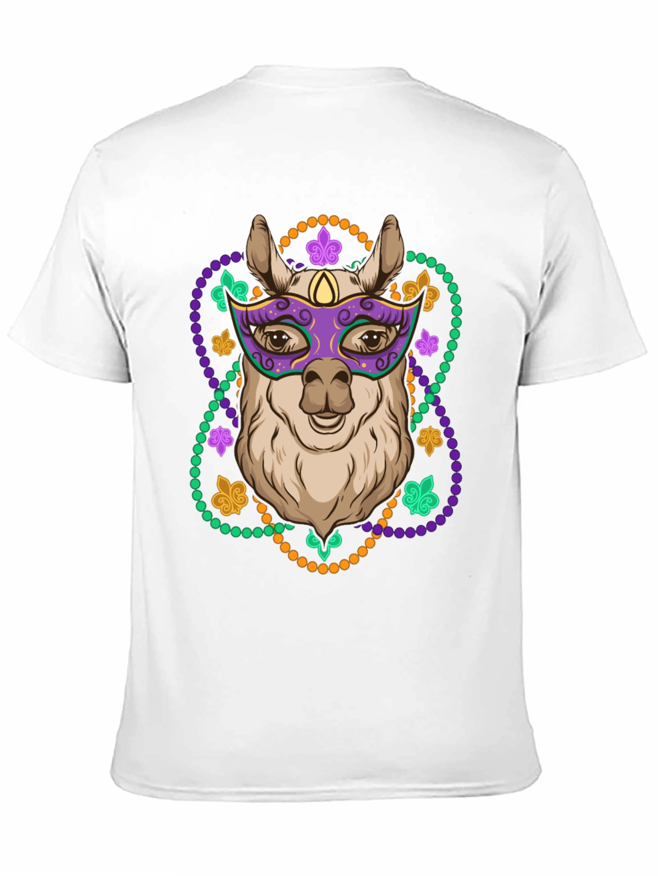 Mardi Gras Llama T-Shirt