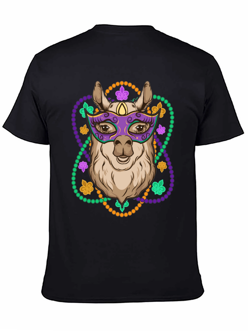 Mardi Gras Llama T-Shirt