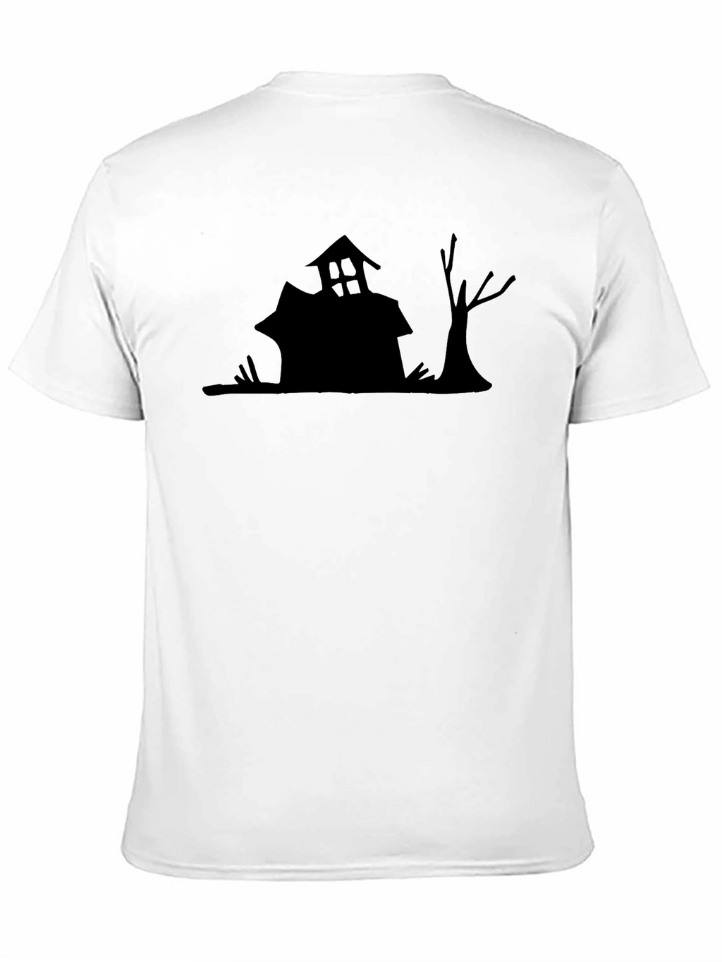 Spooky House Graphic Tee - Halloween Shirt