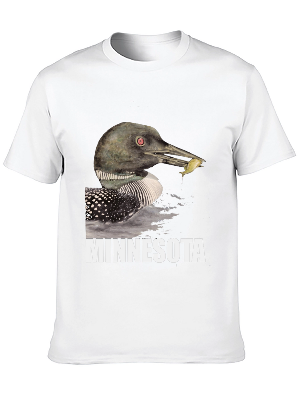 Minnesota Loon Graphic T-Shirt - Black