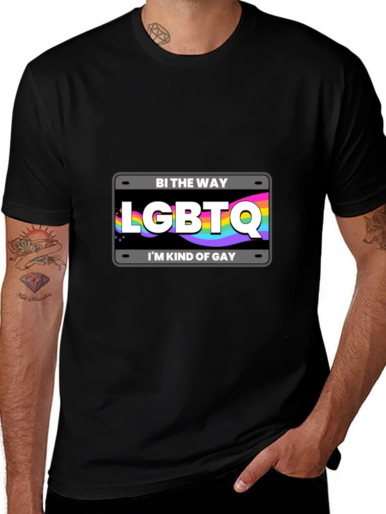 Bi the Way LGBTQ T-Shirt - Pride Apparel