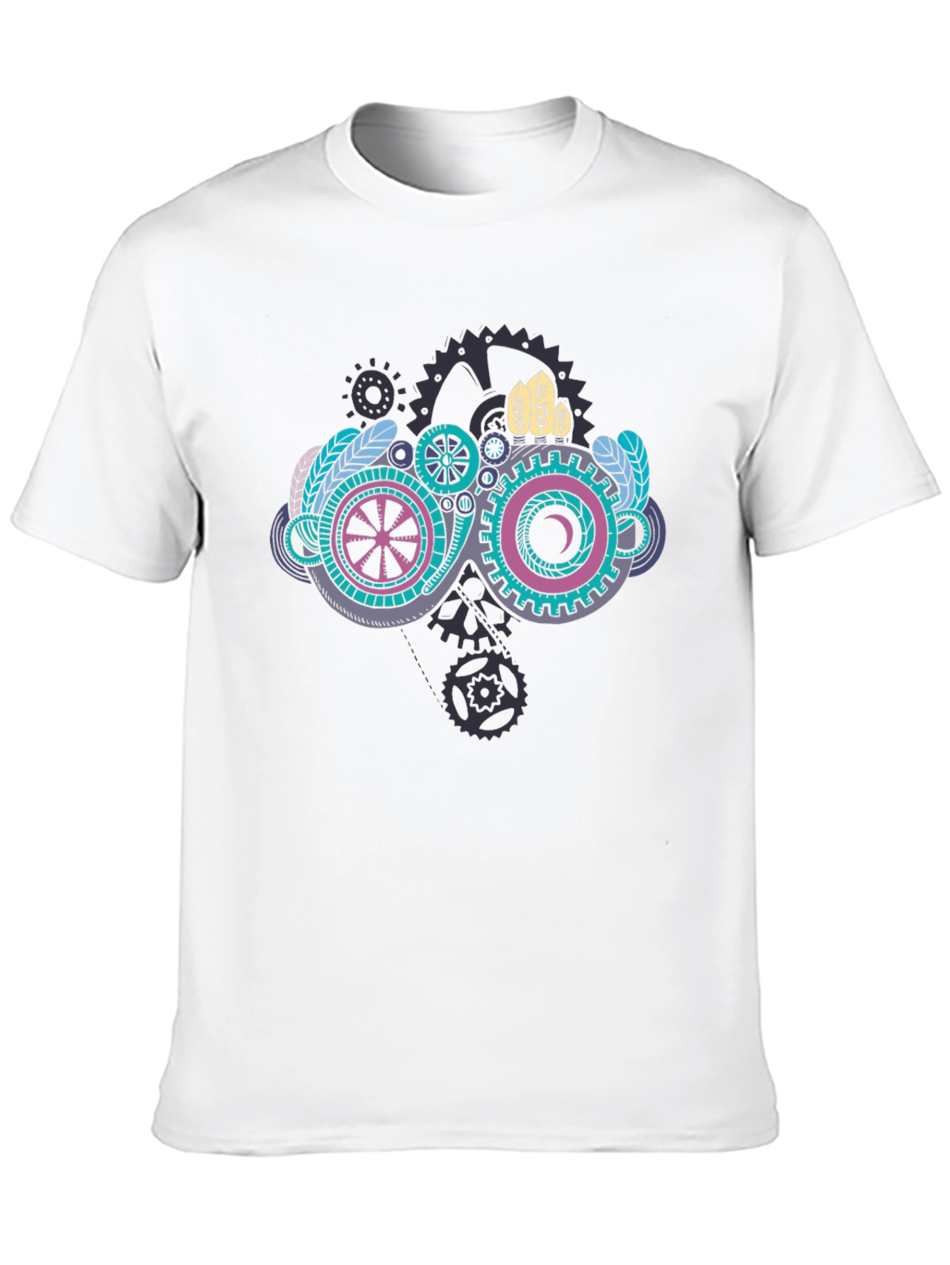 Steampunk Goggles Graphic Black T-Shirt