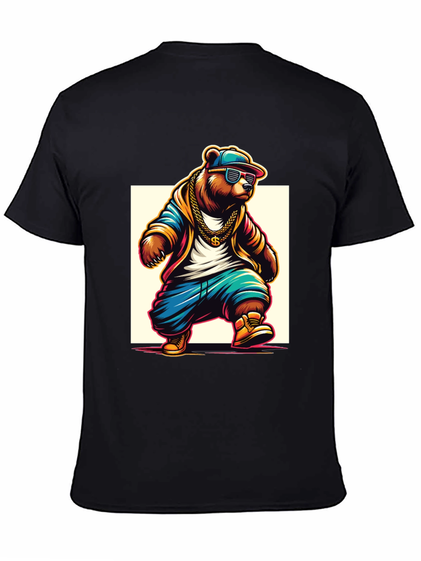 Cool Bear Hip Hop Graphic Tee