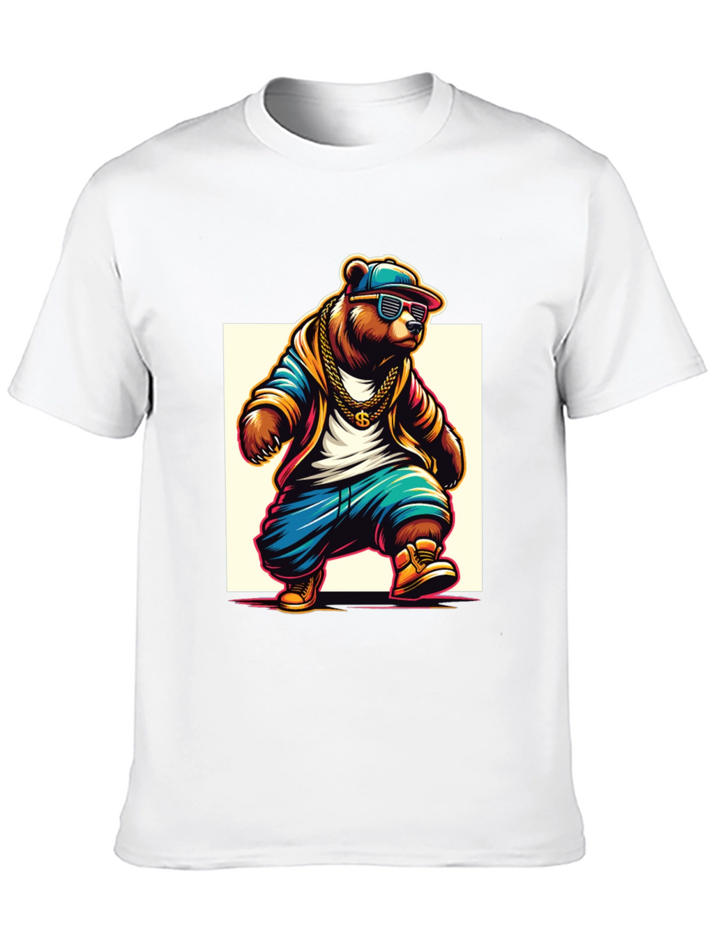 Cool Bear Hip Hop Graphic Tee