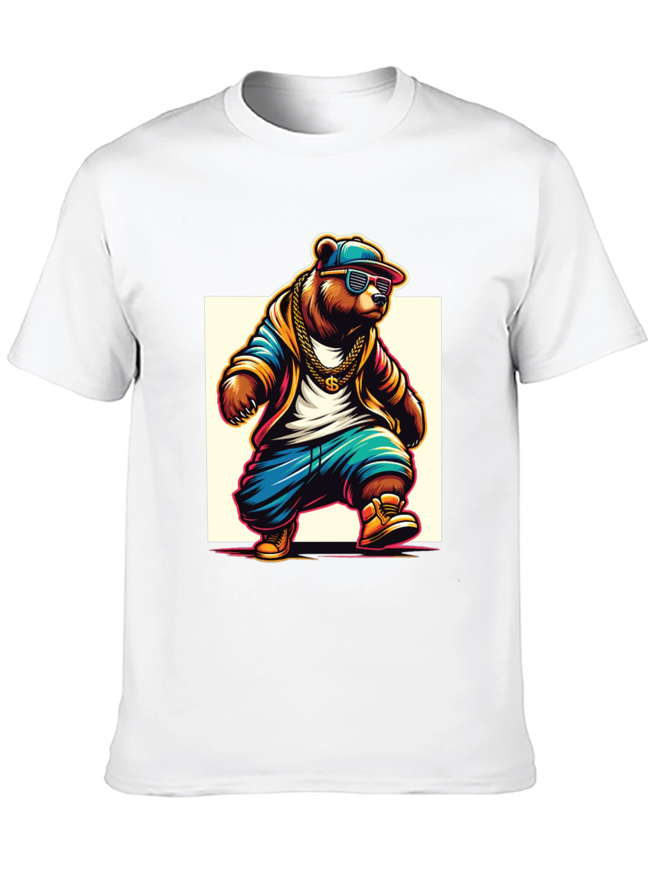 Cool Bear Hip Hop Graphic Tee