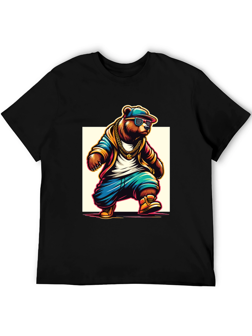 Cool Bear Hip Hop Graphic Tee