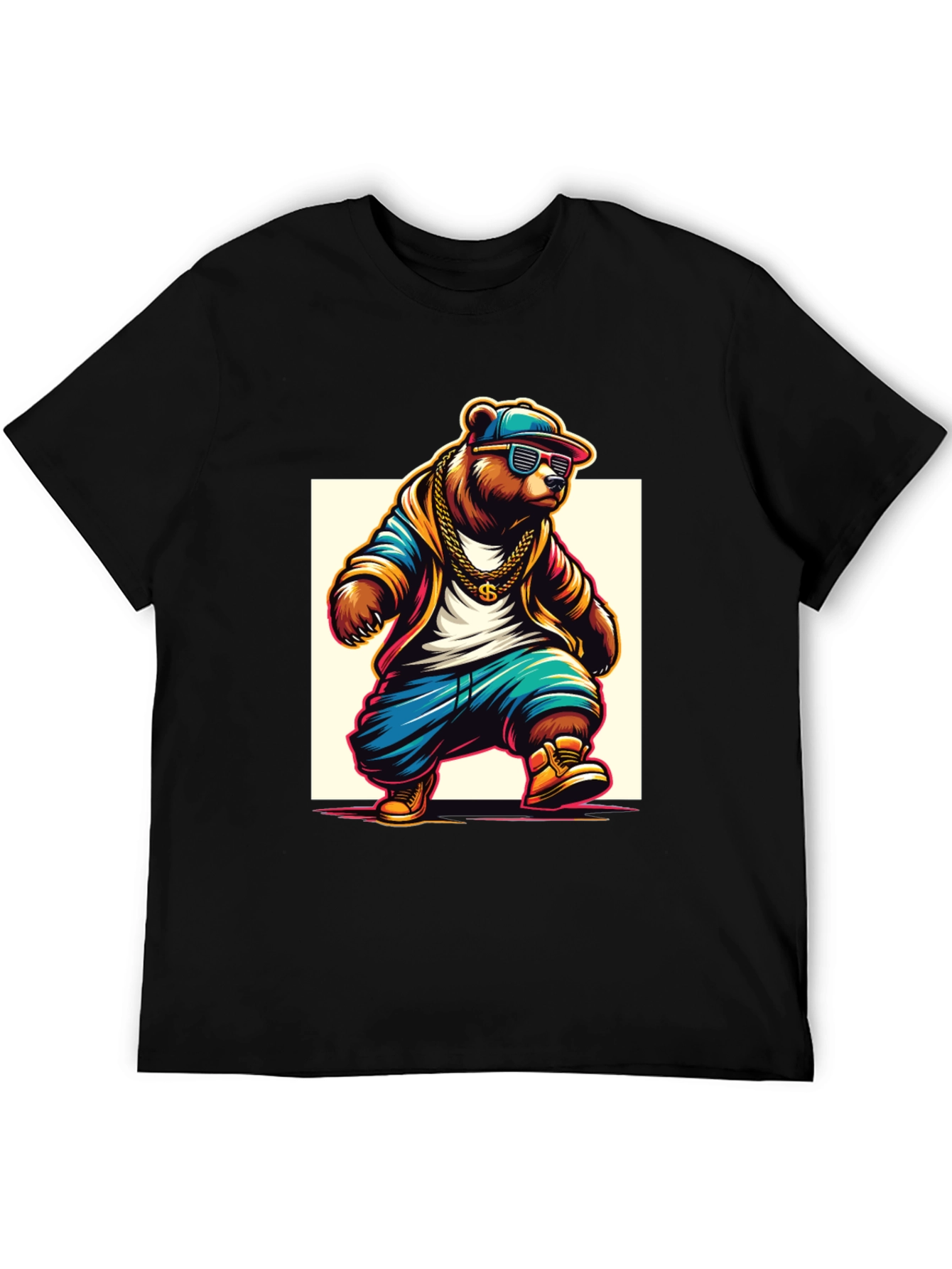 Cool Bear Hip Hop Graphic Tee