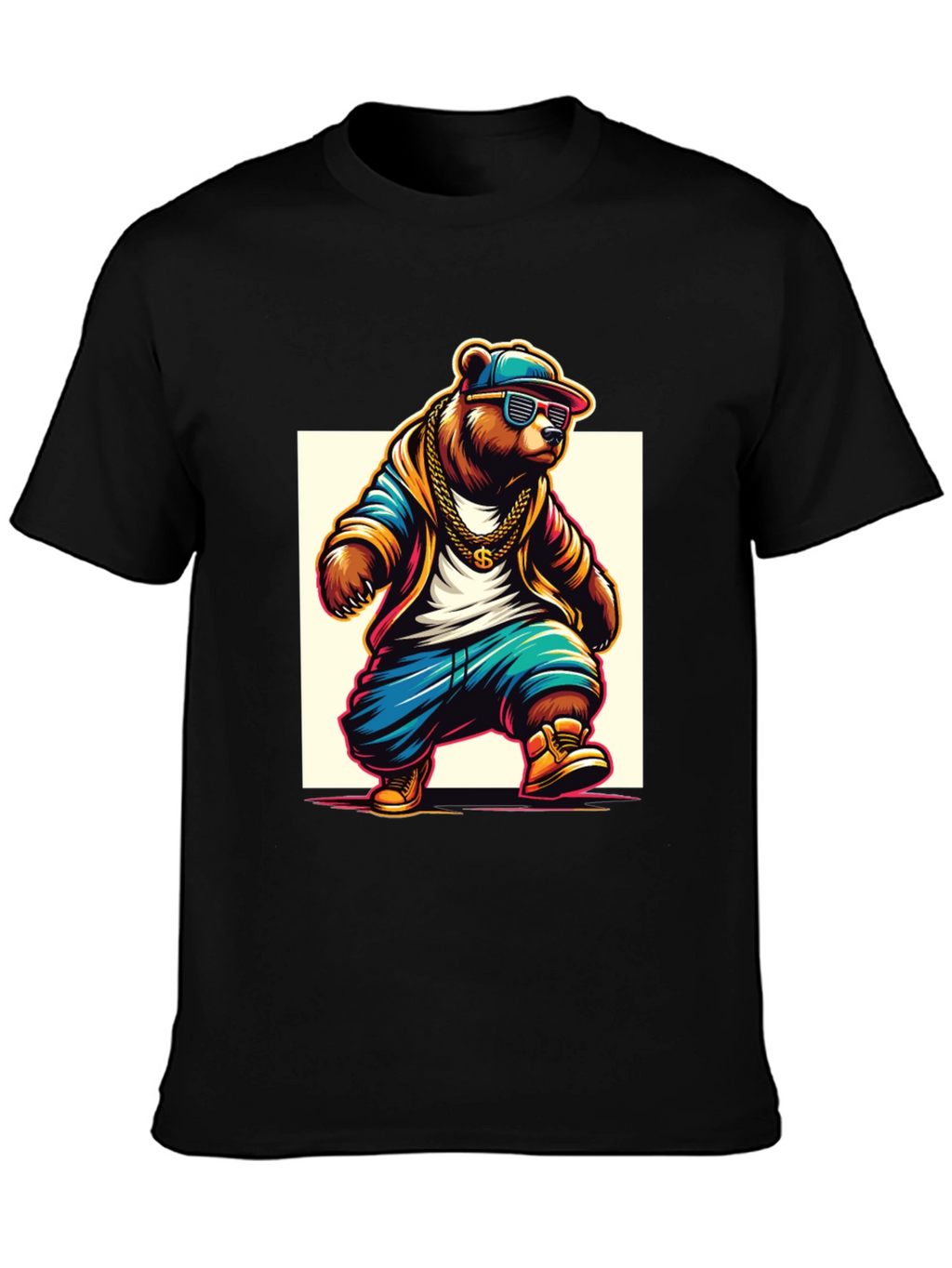 Cool Bear Hip Hop Graphic Tee