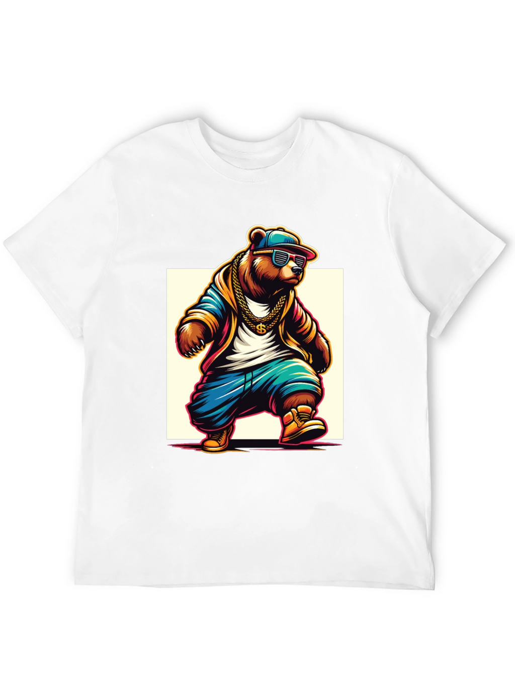 Cool Bear Hip Hop Graphic Tee