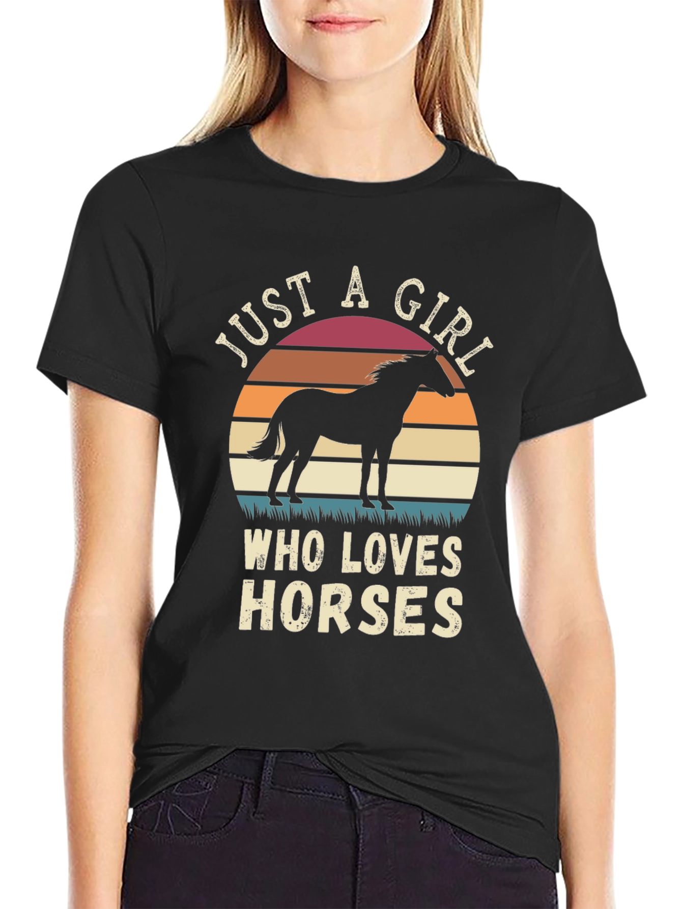Just A Girl Who Loves Horses T-Shirt