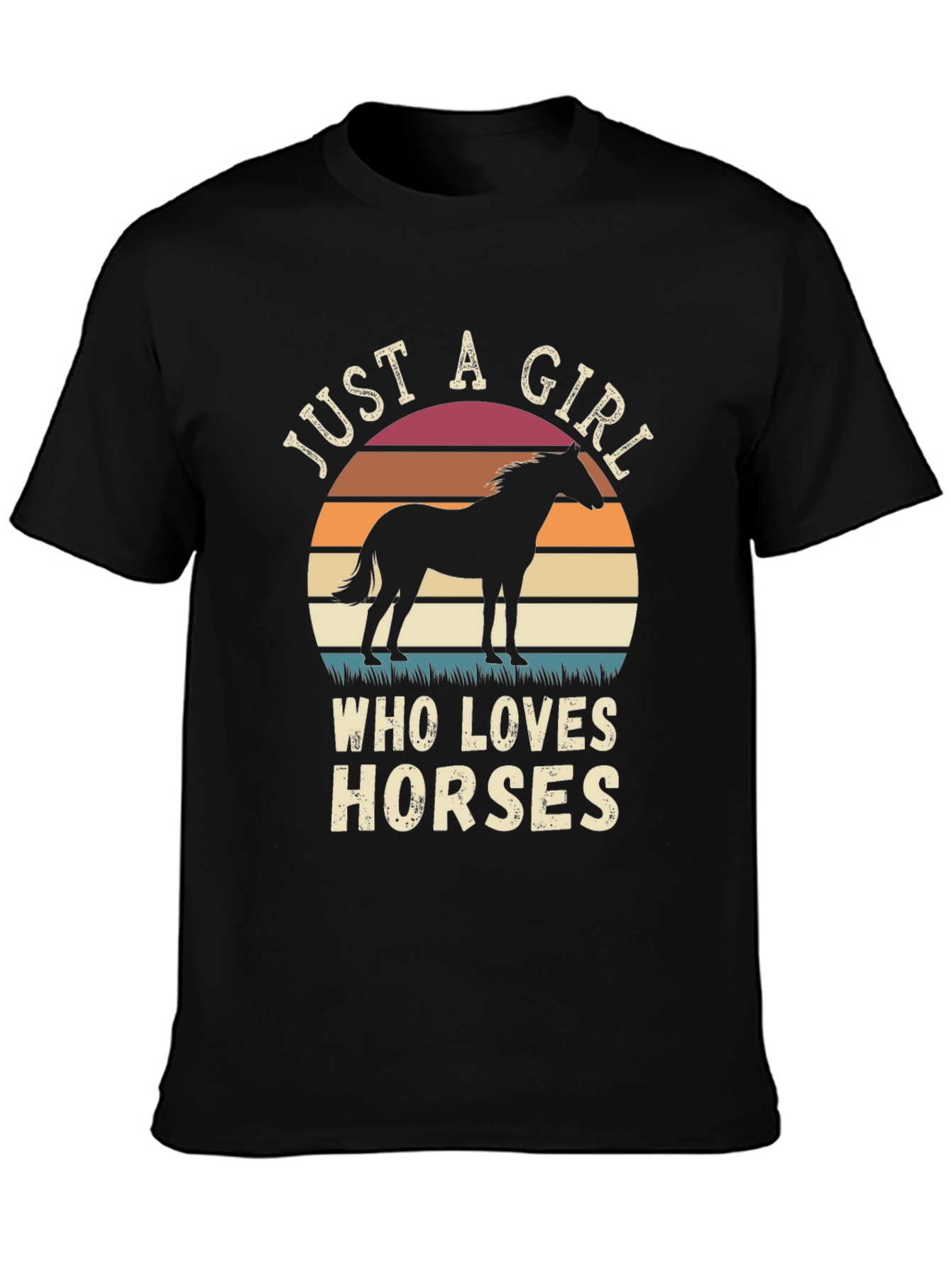 Just A Girl Who Loves Horses T-Shirt