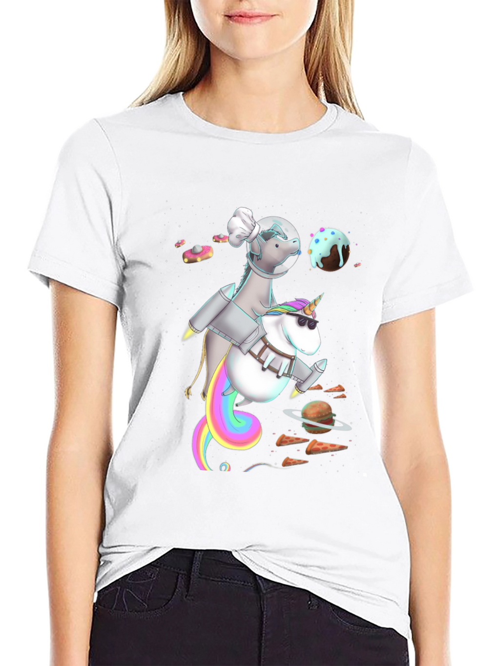 Unicorn Chef Space T-Shirt