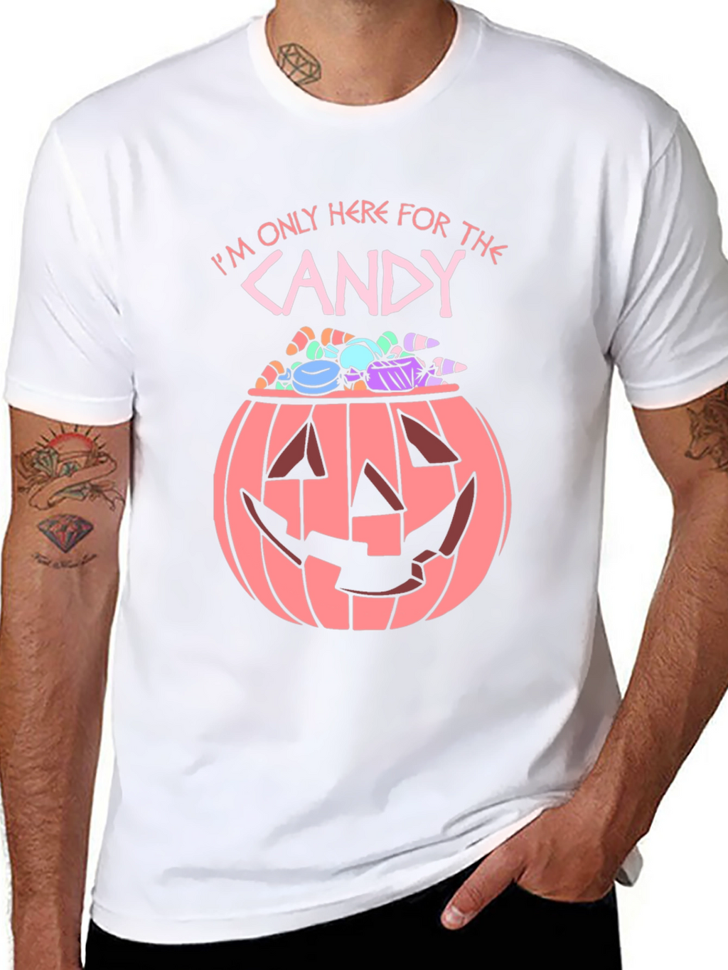 Halloween Candy Pumpkin T-Shirt