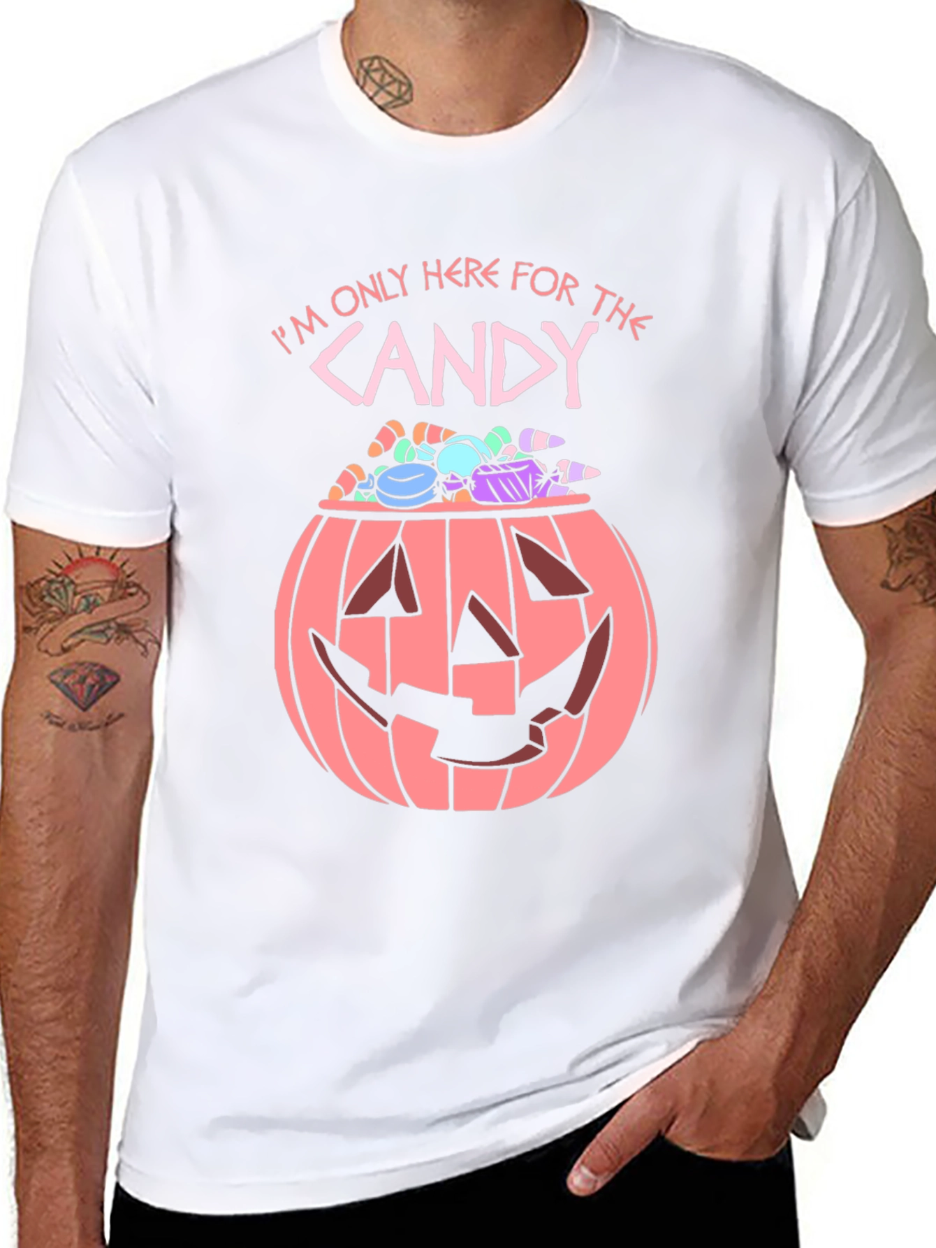 Halloween Candy Pumpkin T-Shirt