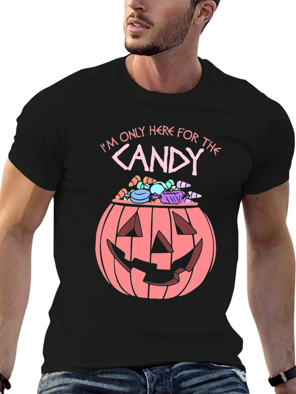 Halloween Candy Pumpkin T-Shirt
