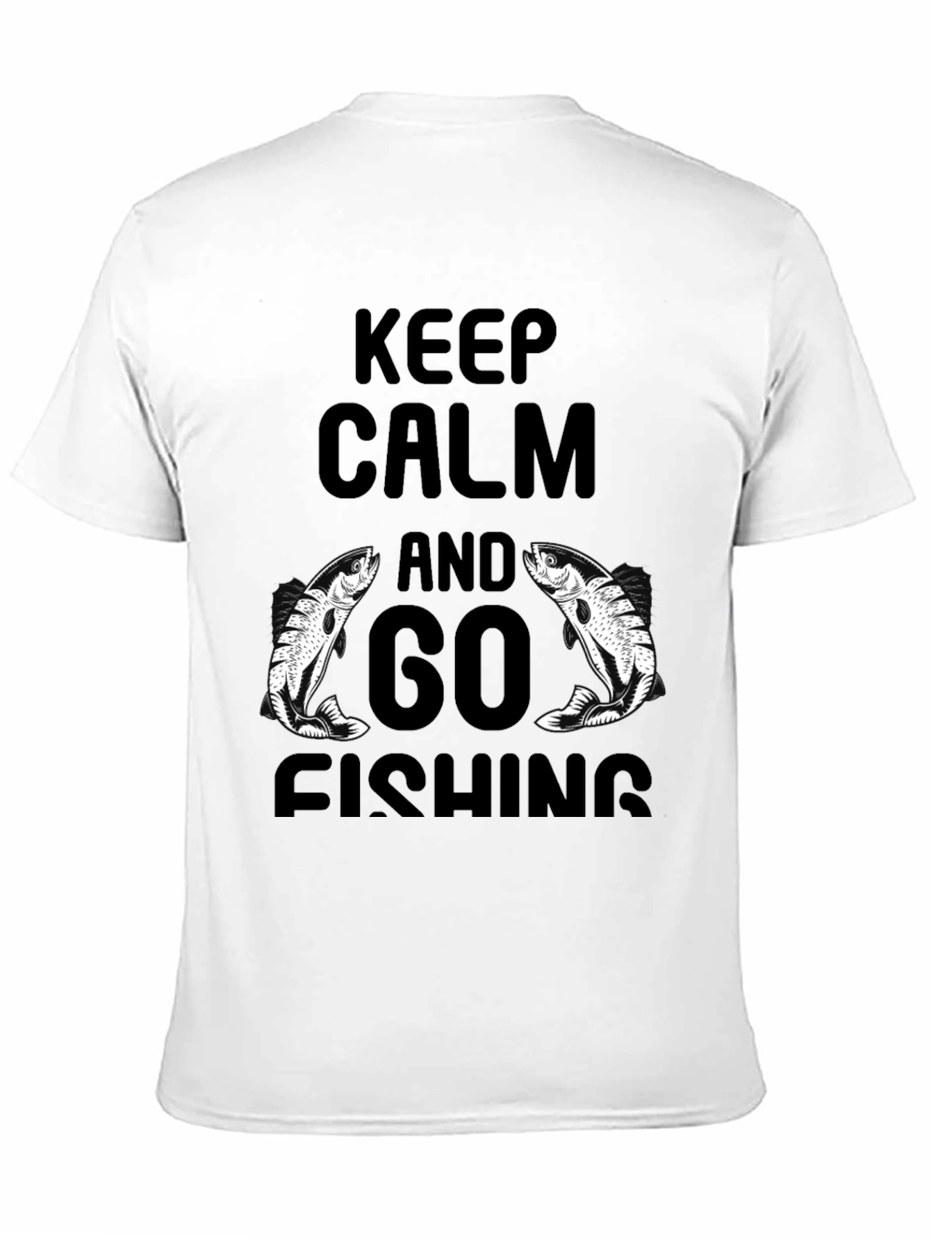 Keep Calm and Go Fishing Graphic Tee