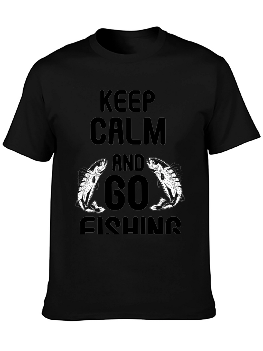 Keep Calm and Go Fishing Graphic Tee