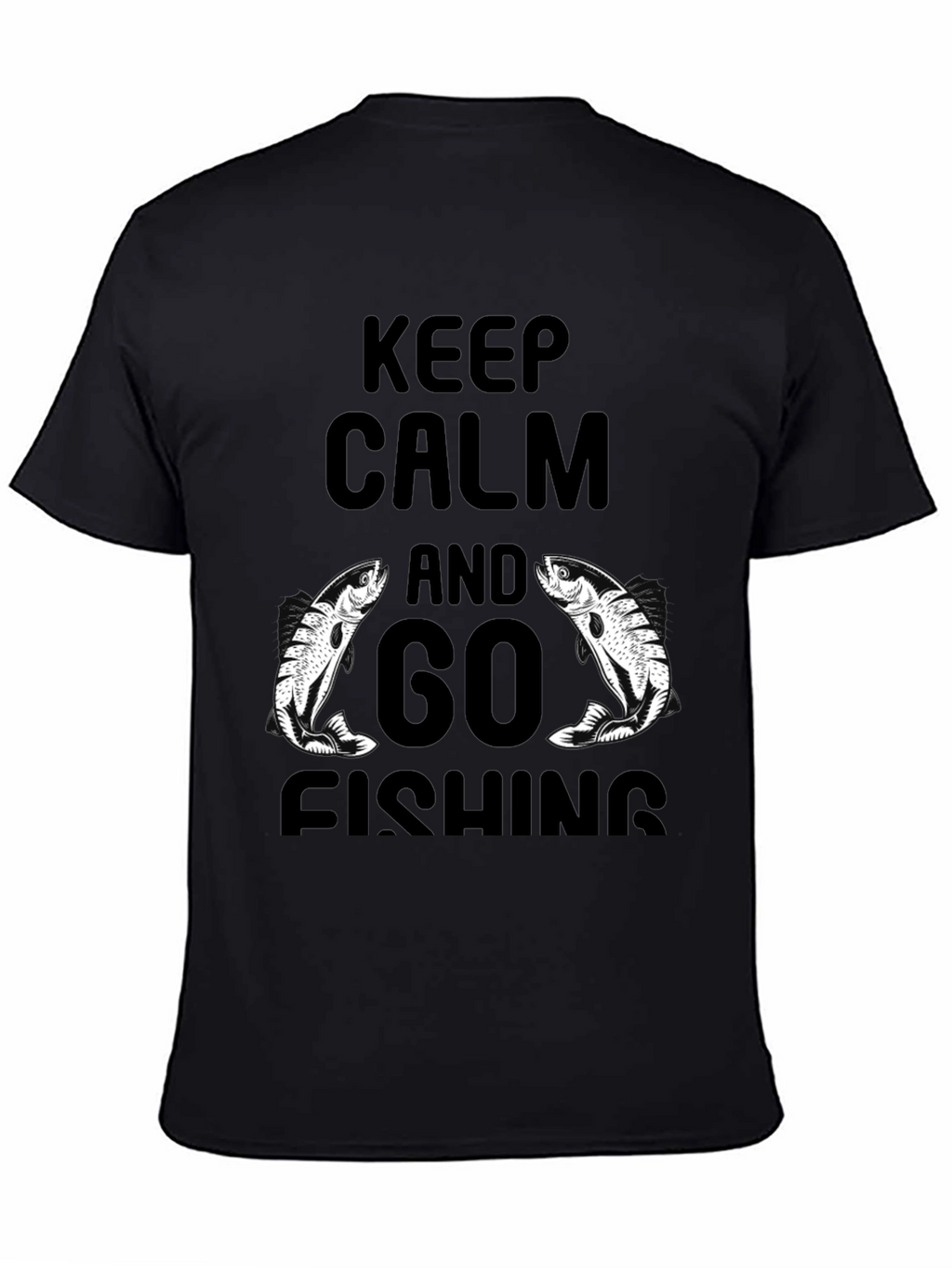 Keep Calm and Go Fishing Graphic Tee