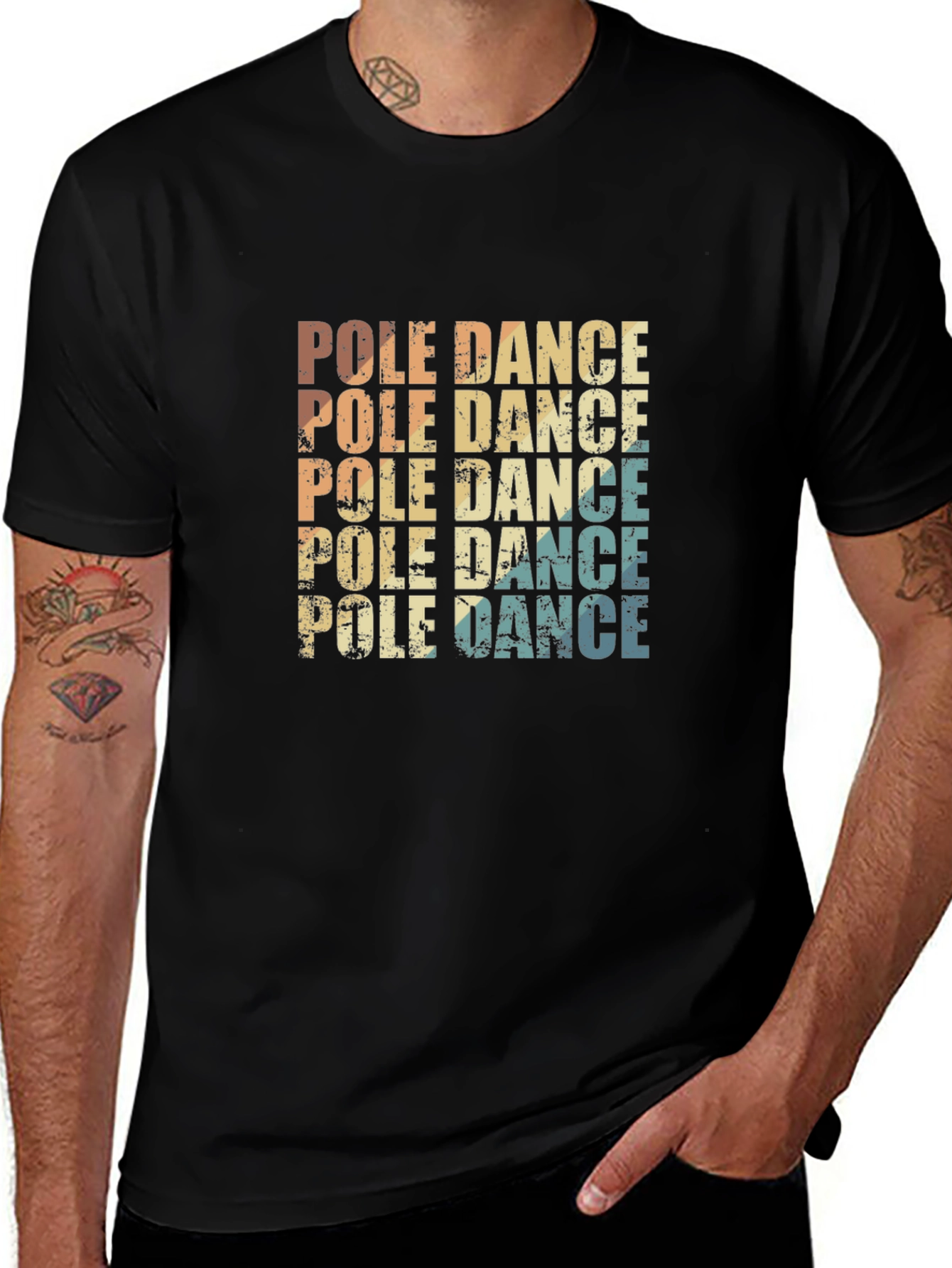 Retro Pole Dance Tee - Vintage Inspired Design