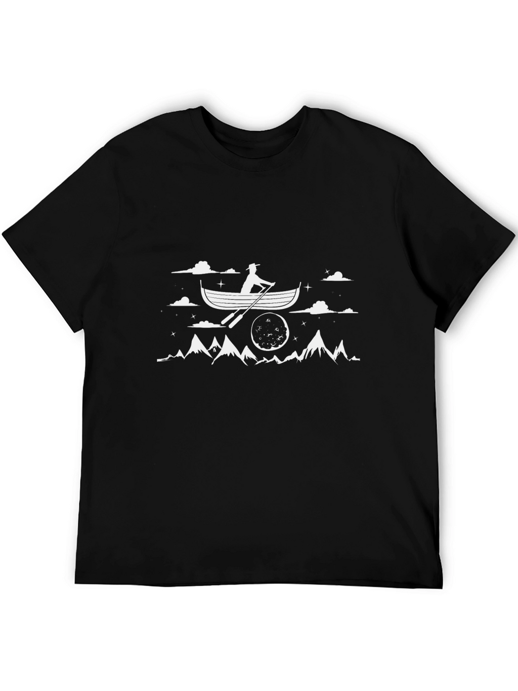 Mountain Rowboat Graphic Tee
