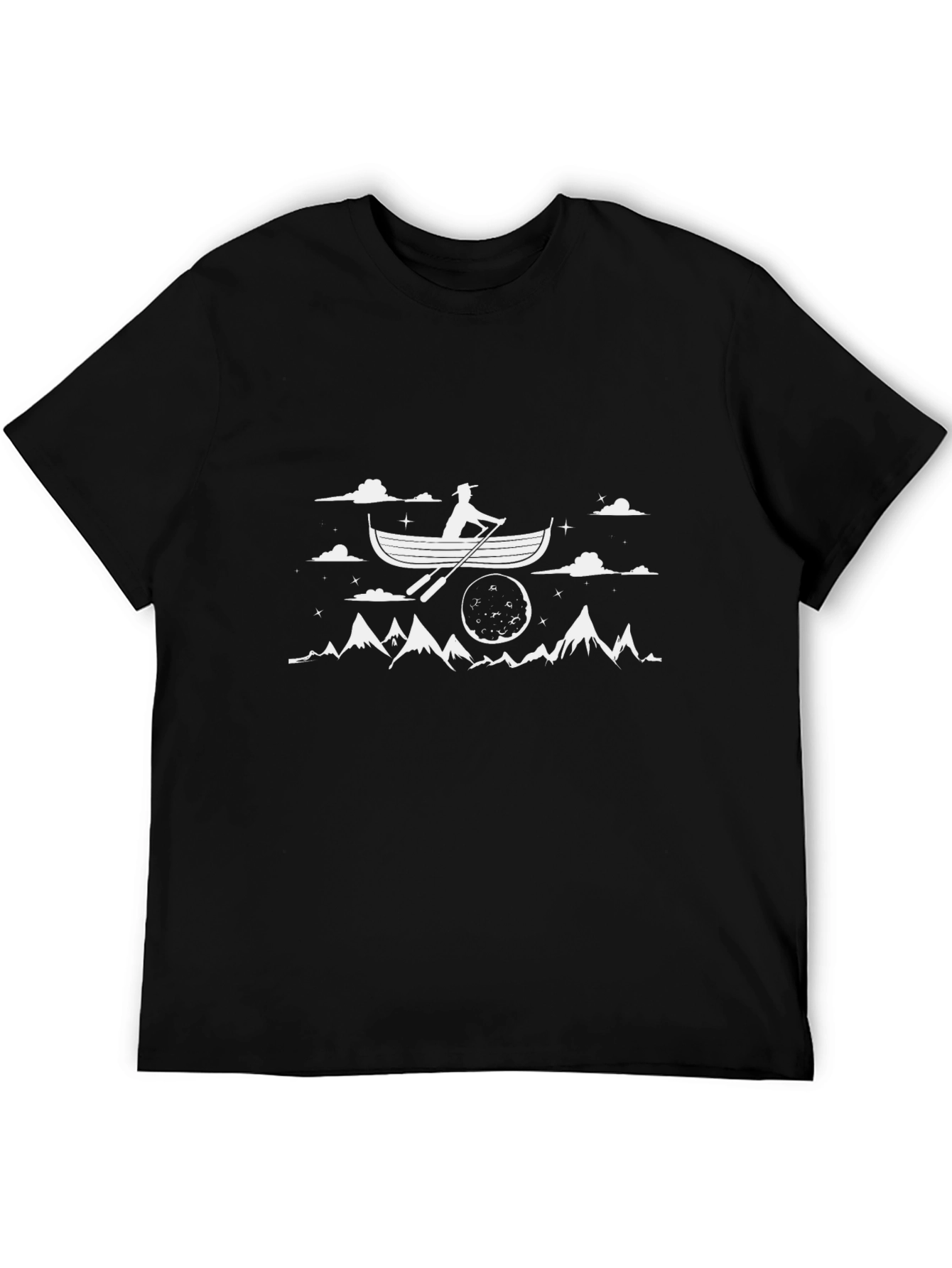 Mountain Rowboat Graphic Tee