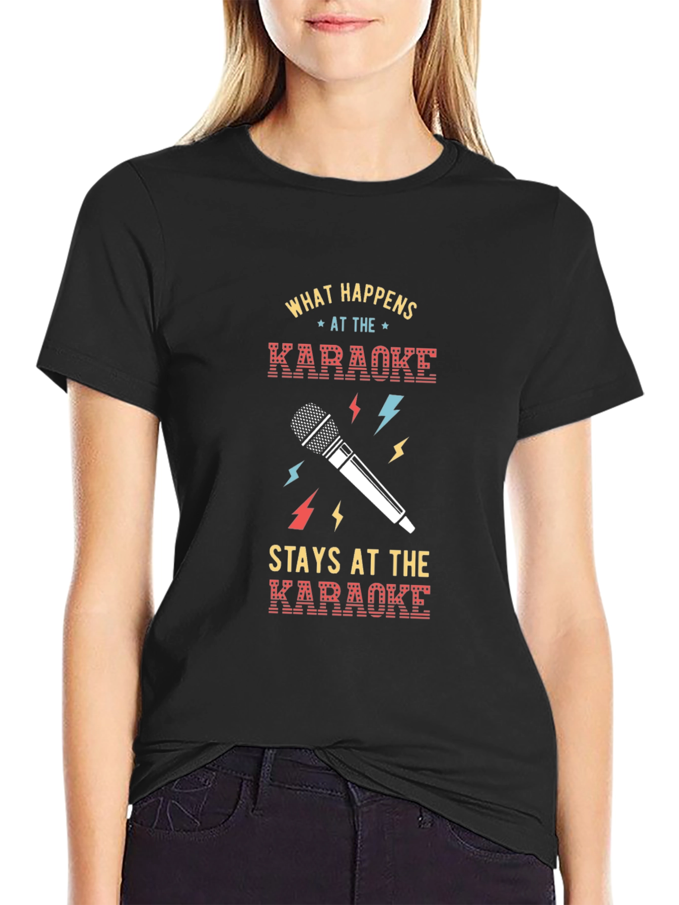 Karaoke What Happens Stays T-Shirt
