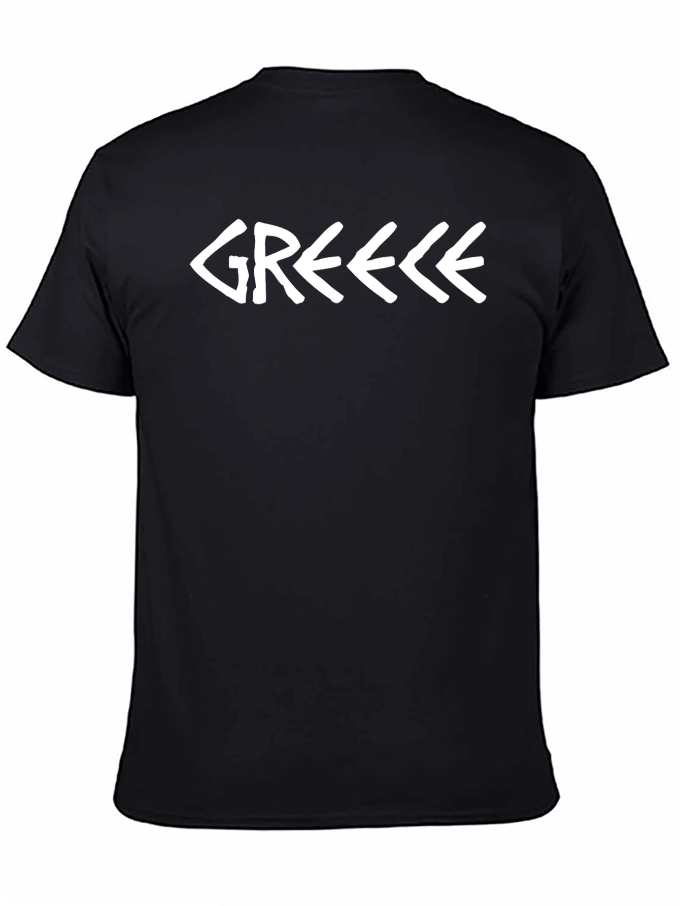 Greece Graphic Tee - Black T-Shirt