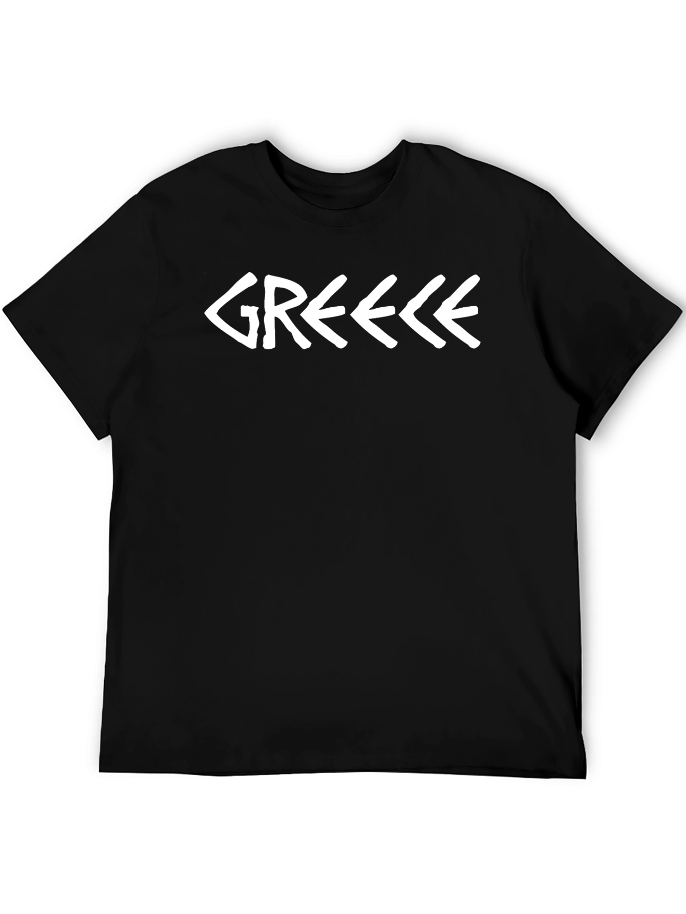 Greece Graphic Tee - Black T-Shirt