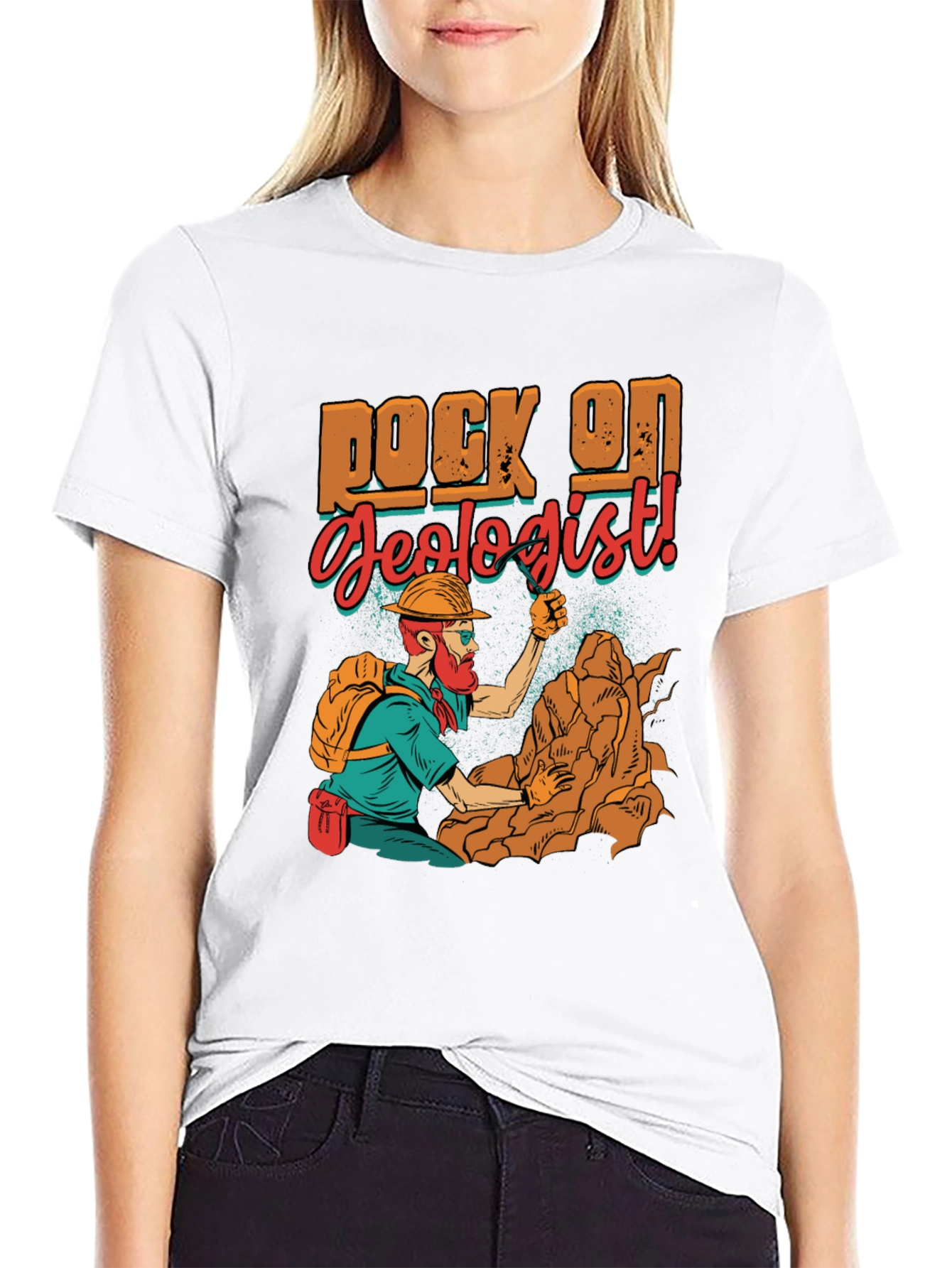 Rock On Geologist T-Shirt - Explore With Style