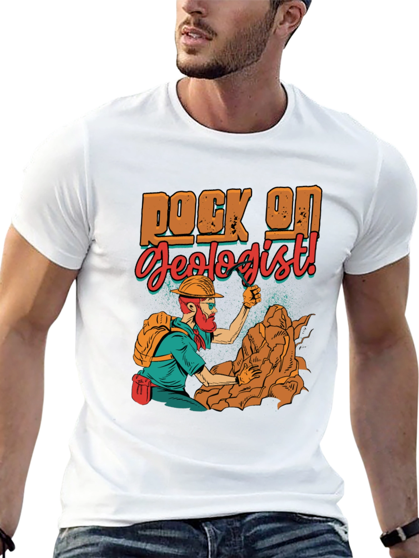 Rock On Geologist T-Shirt - Explore With Style
