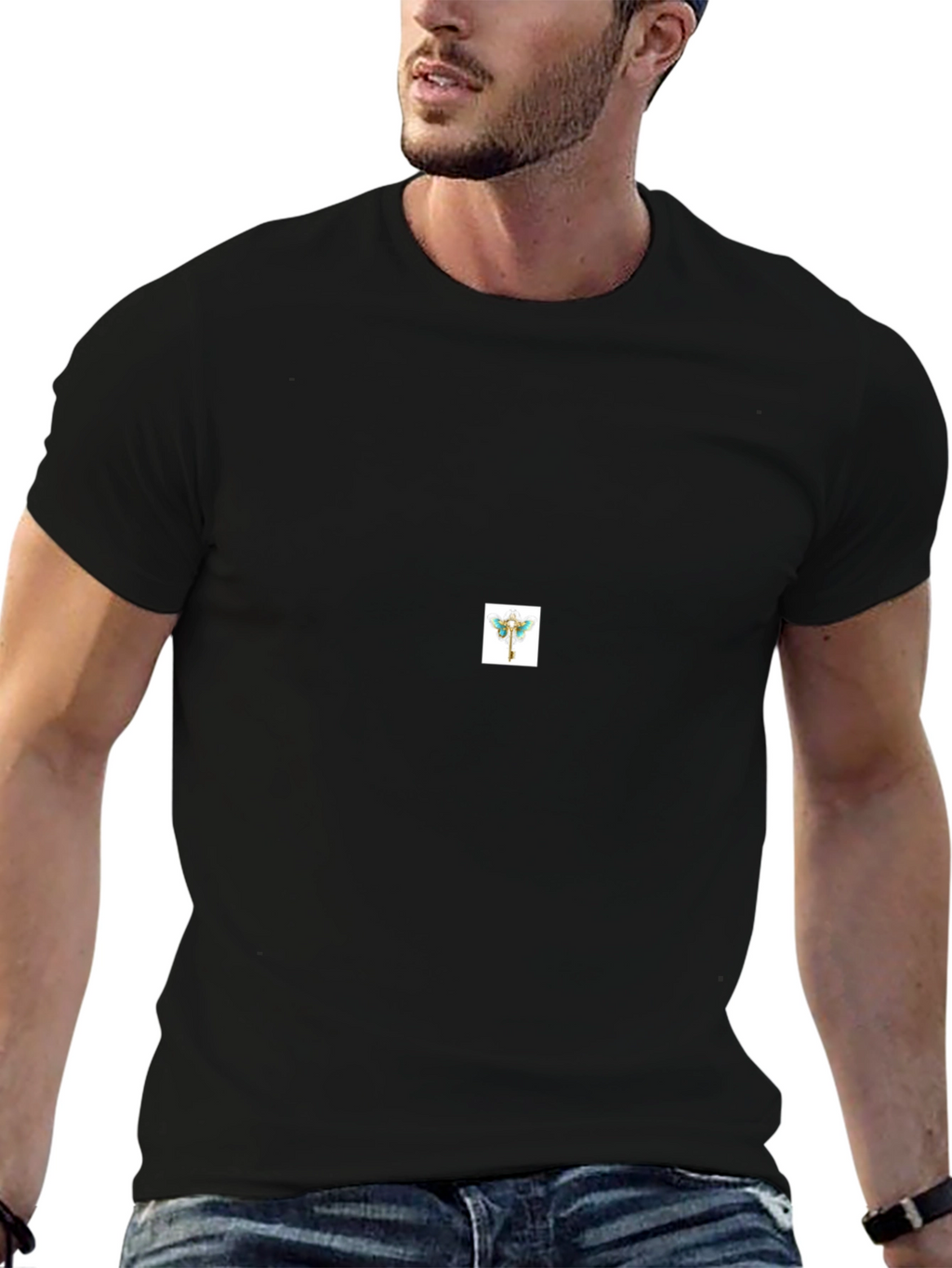 Black Graphic Tee
