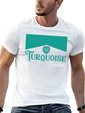 Turquoise Junkie Graphic Tee - Trendy Style